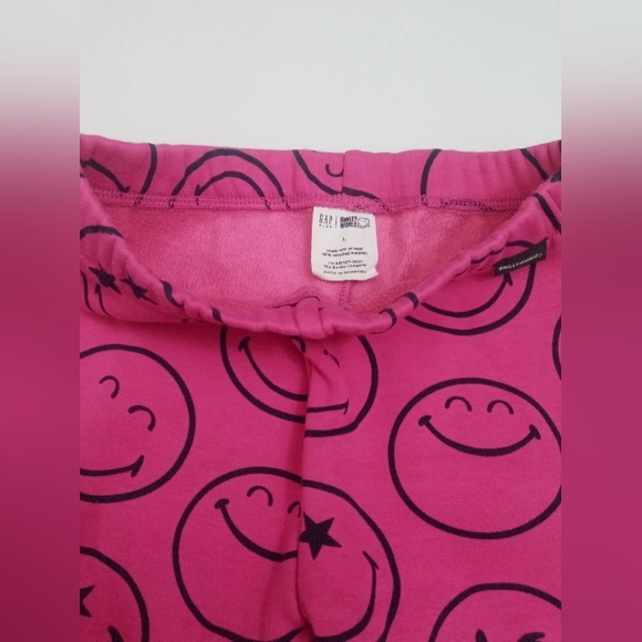 Gap Girls Smilly World Leggings Size L Pink Color - Picture 4 of 14
